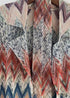 Boho Retro Print Knitted Long Coat Boho Cardigan